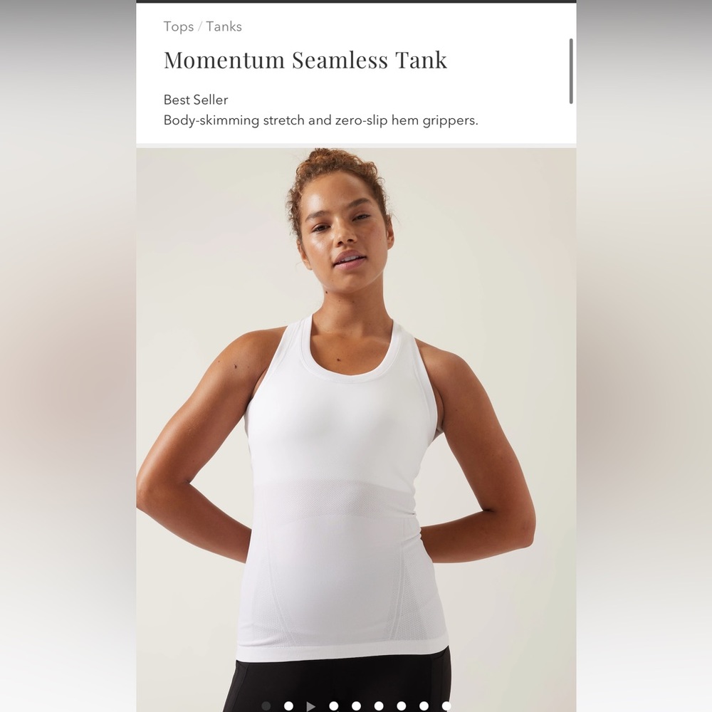 NOT WORN BUT NO TAGS ATHLETA MOMENTUM SEAMLESS TANK